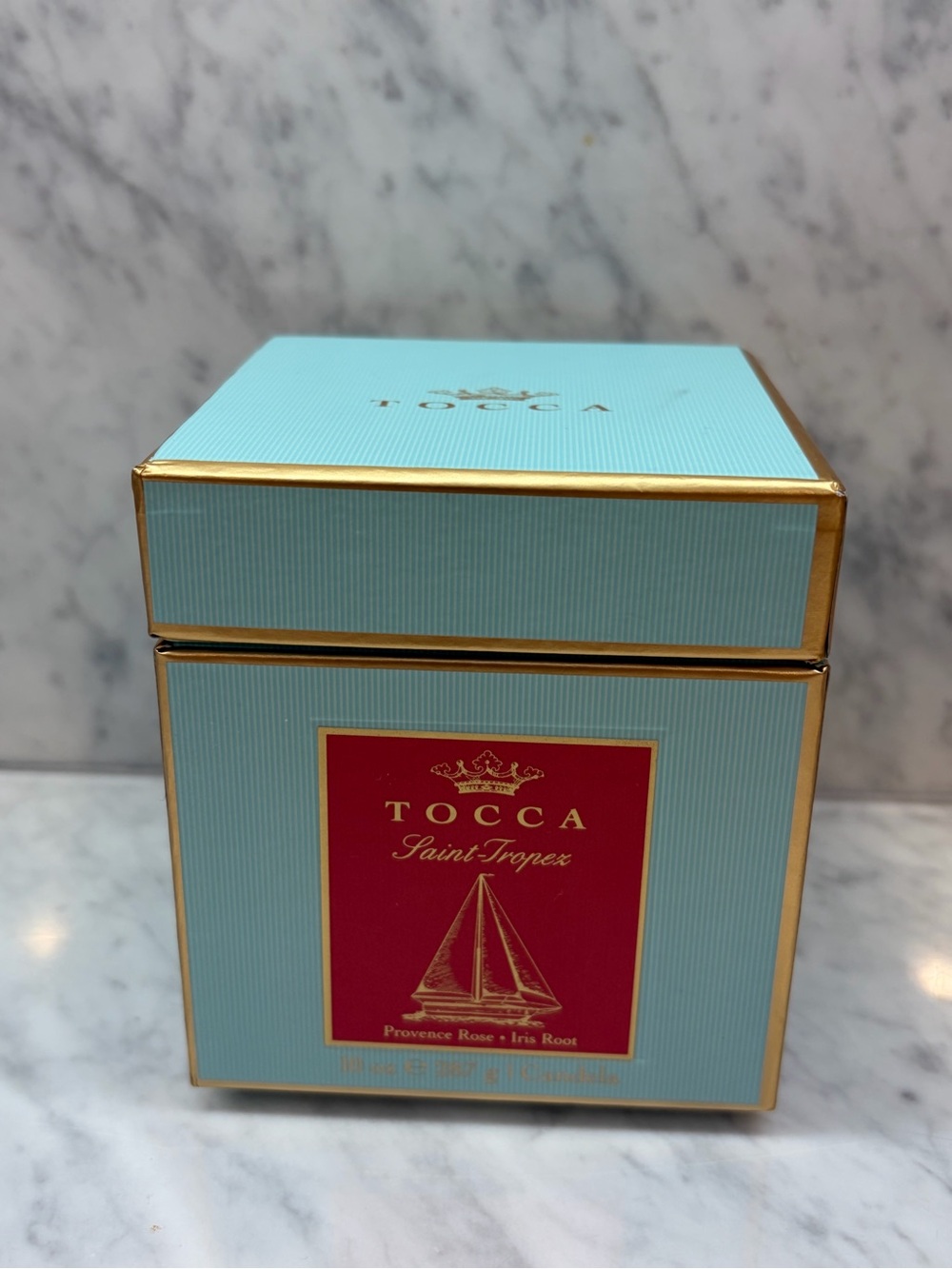 TOCCA Saint-Tropez Scented Candle 10 oz / 284g New Unused in Original Box